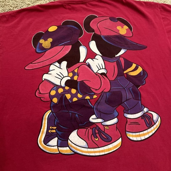 Vintage Disney by Sherry’s Best Mickey and Minnie T-Shirt Early 90s Size XL - Picture 10 of 12